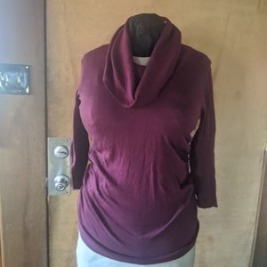 A Pea In The Pod Maternity Fine Cowl Neck Sweater